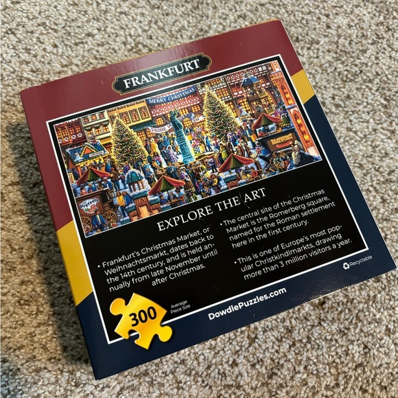Eric Dowdle Frankfurt 300 Piece Puzzle | family time | game night | brain work - Picture 2 of 3